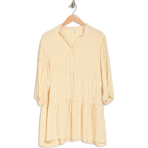 Max Studio bubble sleeve tiered dress - Picture 3 of 12